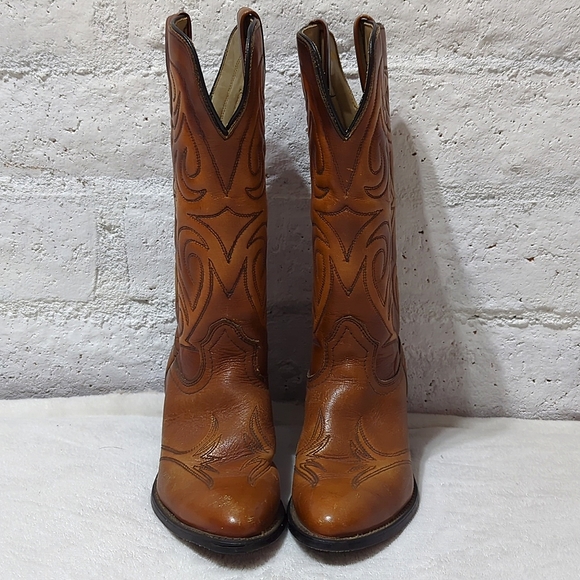 ~~SOLD~~Texas Brand Leather Boots - Picture 3 of 7